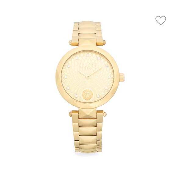 Versus VERSACE Stainless Steel Swarovski Crystal Bracelet Watch - Picture 4 of 5